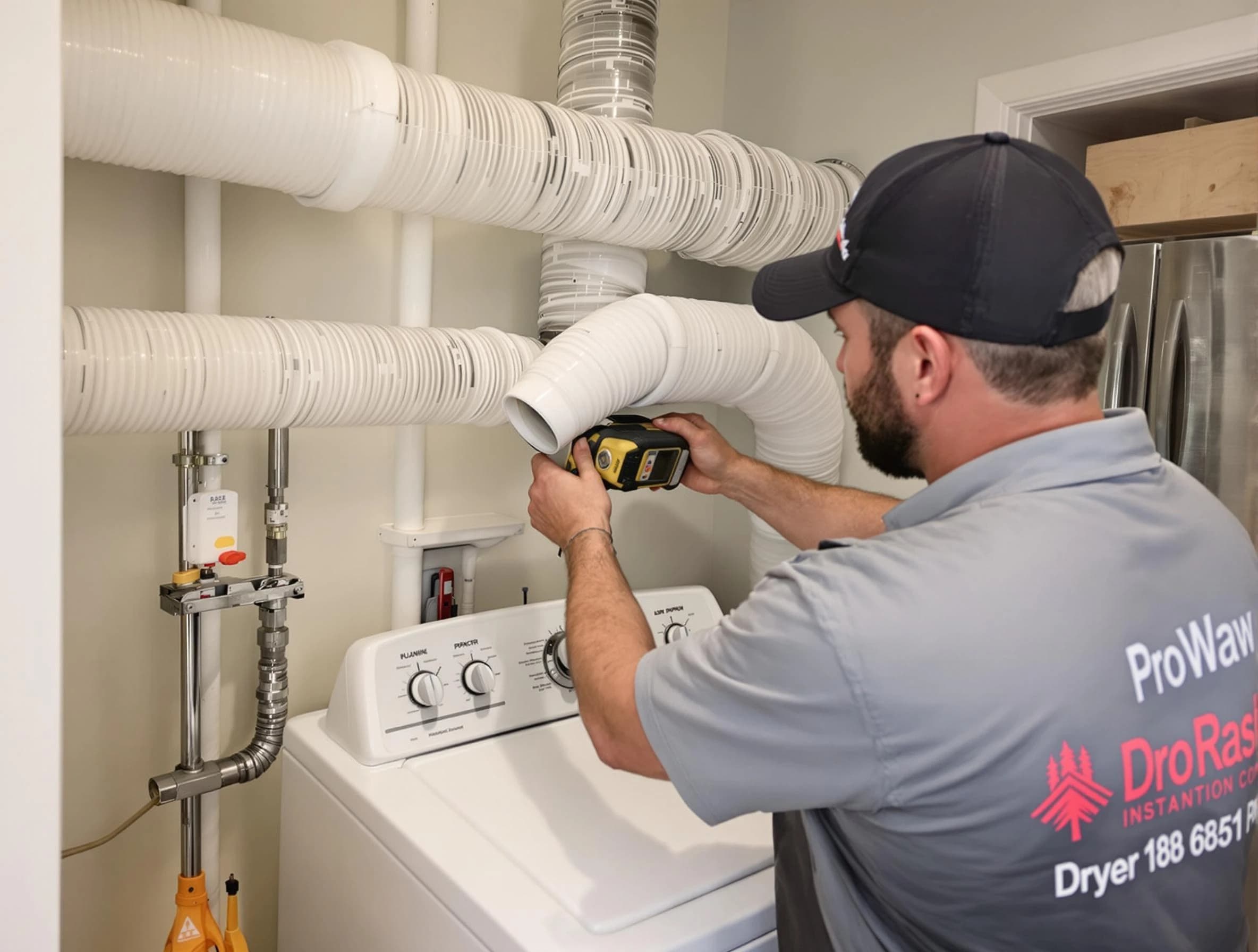 Professional dryer vent hose installation by New Sewickley Dryer Vent Cleaning in New Sewickley