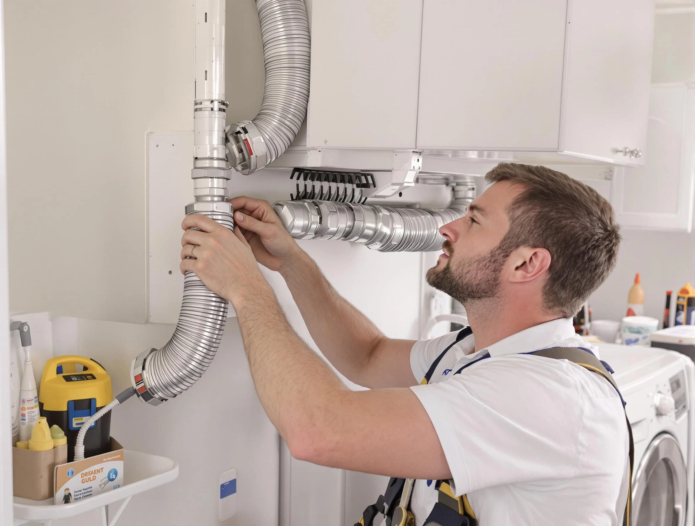 Professional dryer vent repair and installation by New Sewickley Dryer Vent Cleaning in New Sewickley