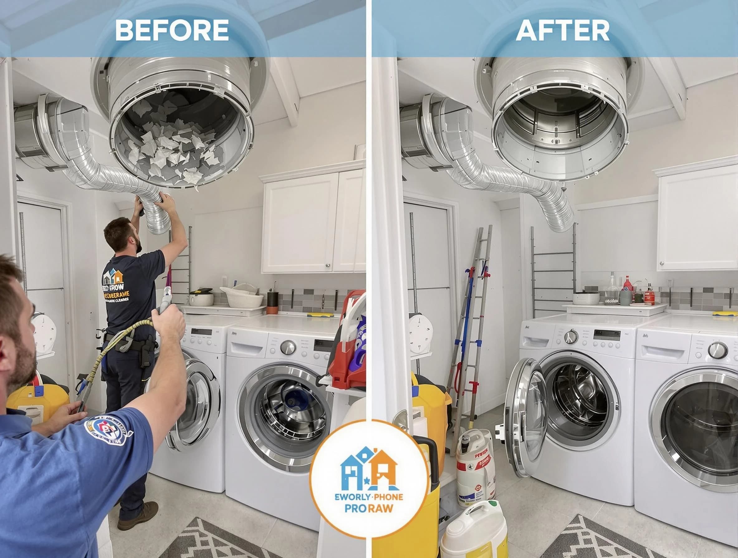 Residential dryer vent cleaning by New Sewickley Dryer Vent Cleaning in New Sewickley