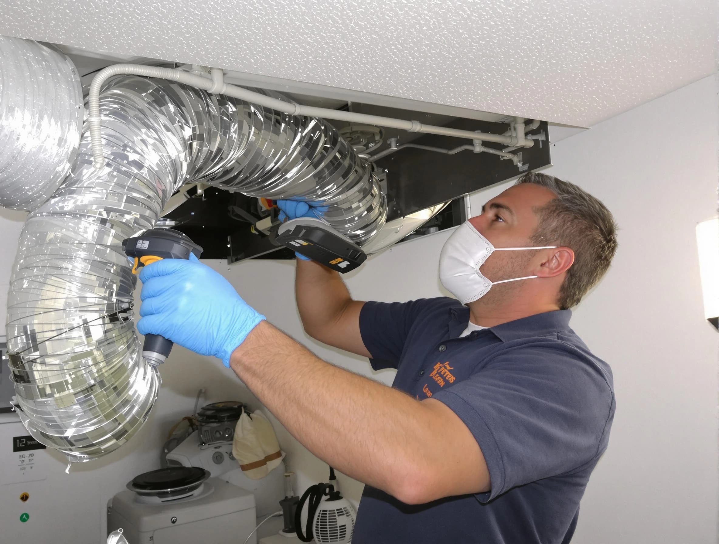 New Sewickley Dryer Vent Cleaning professional performing thorough residential dryer vent cleaning in New Sewickley